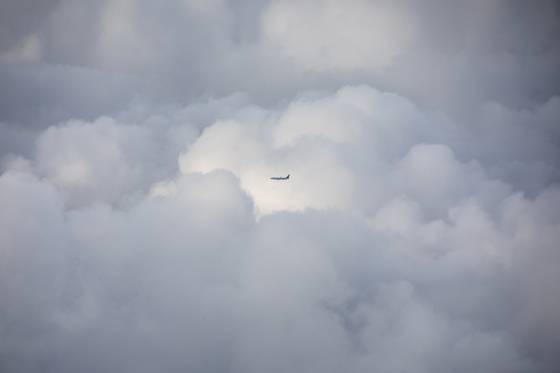 정주영 대표가 촬영한 비행기 사진. [사진 이상원]
