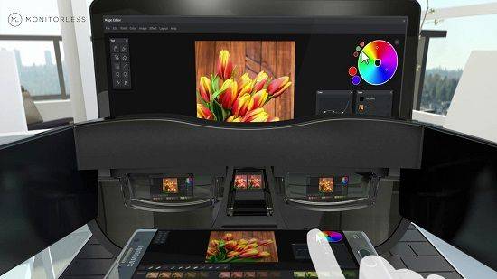 '하이퍼리티', 원격 가상 데스크탑 VR/AR 솔루션.(사진=삼성전자)