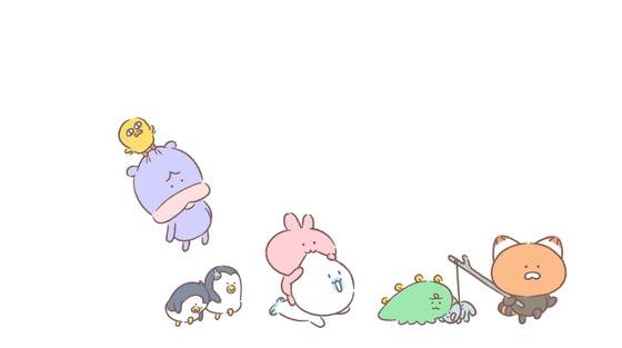 차례대로 등장하는 니니즈 캐릭터들. [사진 카카오]