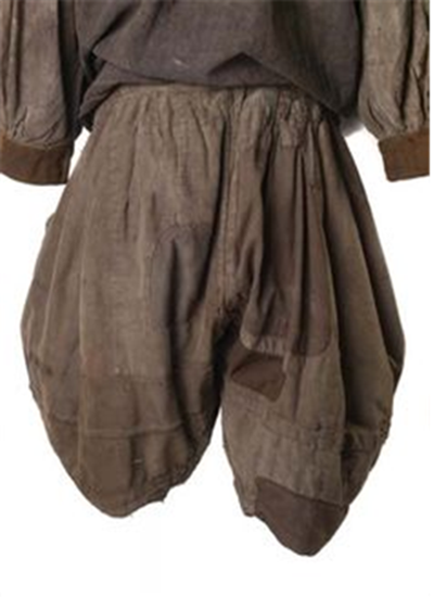 16세기 선원이 입었던 것으로 추정되는 슬롭 /출처=런던박물관 홈페이지