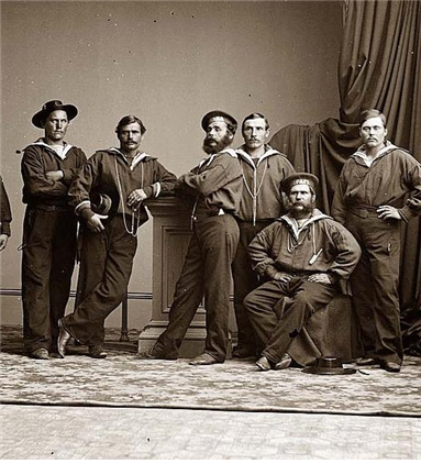 19세기 중반 남북전쟁 당시 미 해군의 모습