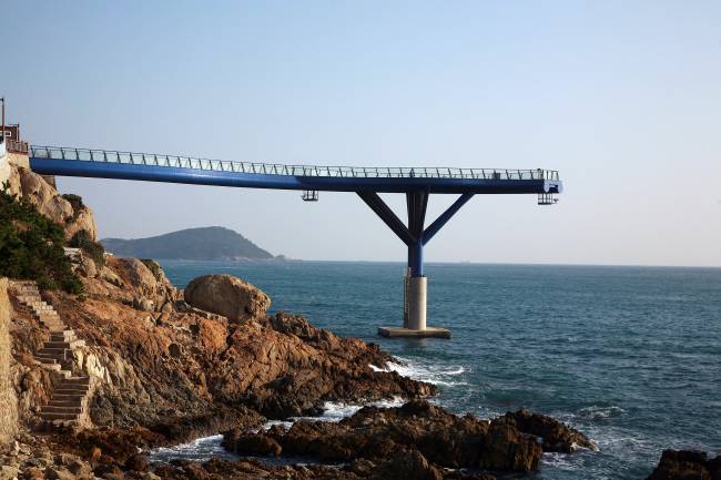 해운대 청사포 다릿돌 전망대