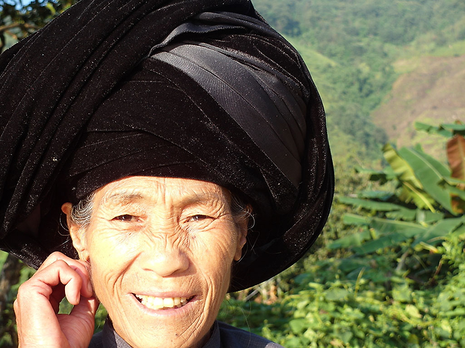 빠오토우를 쓴 라후족 할머니 © 사진=서영수 제공