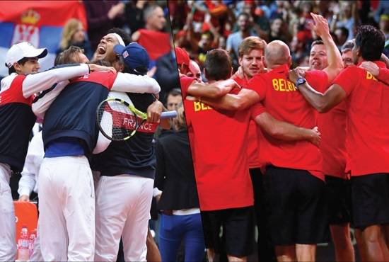 대회 10번째 우승을 노리는 프랑스와 첫 우승을 바라보는 벨기에가 결승에서 만났다. 사진= 데이비스컵 홈페이지 캡처