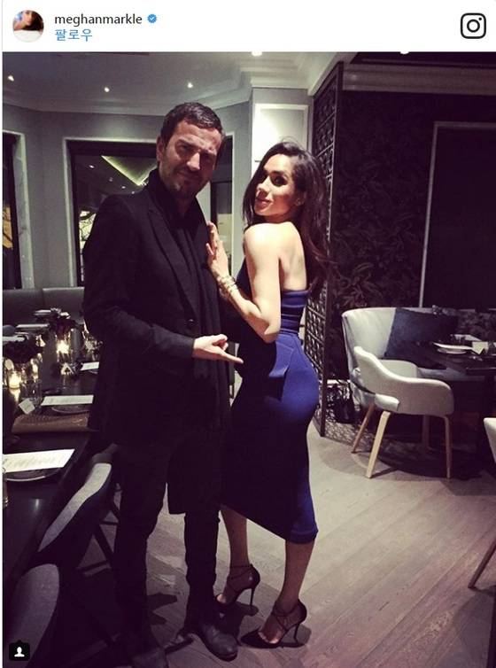 해리 왕자와 마클의 만남을 주선한 마커스 앤더슨. [메건 마클 인스타그램]