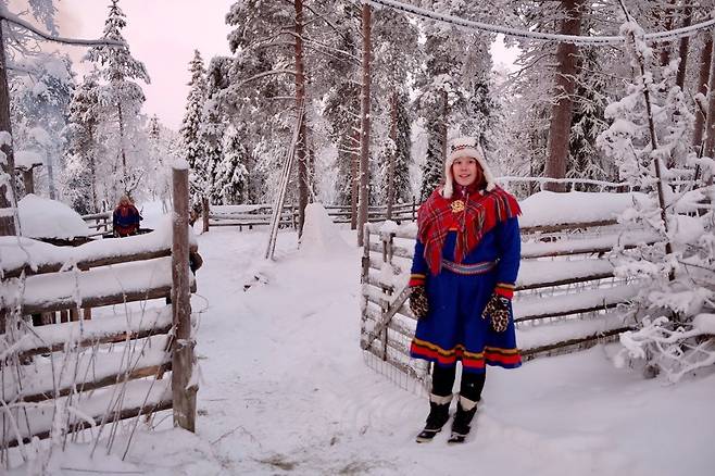 핀란드 레비의 12월 초 낮 평균 기온은 영하 20도로 겨울 내내 하얀 눈으로 덮여 있다.© News1 윤슬빈 기자