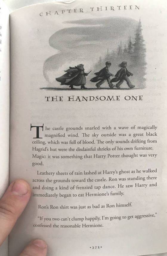 인공지능이 쓴 해리포터 팬 픽션 중 일부 챕터. [보트닉 스튜디오 홈페이지 캡처]