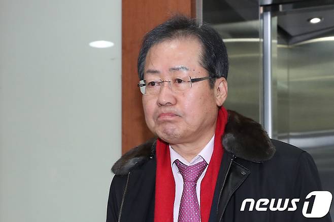 홍준표 자유한국당 대표 .2017.12.22/뉴스1 © News1 박정호 기자