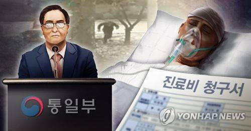 통일부, 귀순 북한 병사 치료비 본인 부담금 부담 (PG) [제작 조혜인, 최자윤] 일러스트, 합성사진