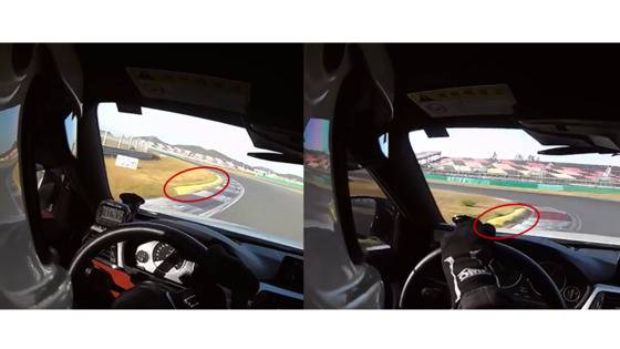 연석 바깥쪽에 위치한 '바나나(왼쪽)'와 '소세지'. 크기와 높이에 따라 주행에 영향을 미치거나 고장의 원인이 될 수 있다. 박상욱 기자