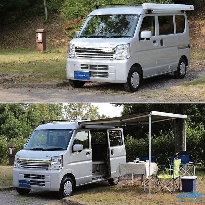 작고 가볍게 즐기는 輕캠핑카 – 마리나RV 캐빈 II 미니 | 모토야
