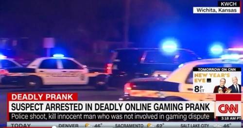 장난전화가 부른 경찰 오인 총격 사건 전하는 CNN