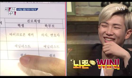 [사진 tvN 문제적남자 캡처]