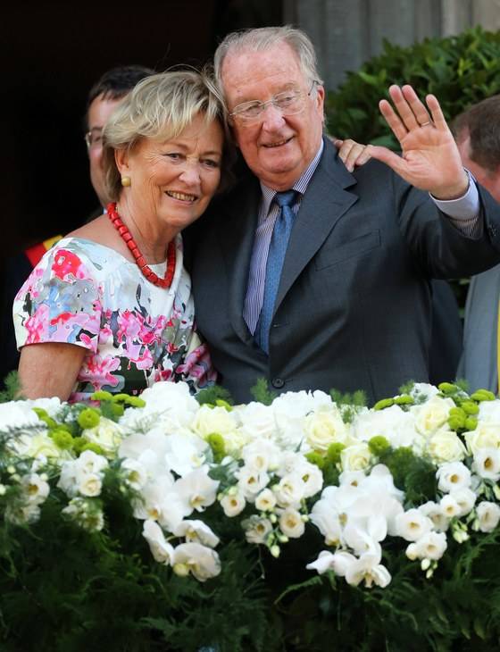 알베르 2세와 파올라 왕비. [EPA=연합뉴스]