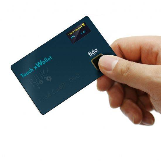 케이사인과 자회사 에스씨테크원이 개발한 생체인증기반 암호화폐 하드웨어지갑 터치엑스월렛