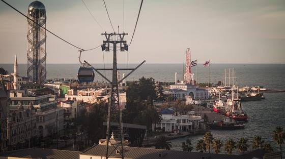 바투미의 케이블카.