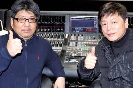 라이브톤의 김용화 대표(오른쪽)와 최태영 기술이사.