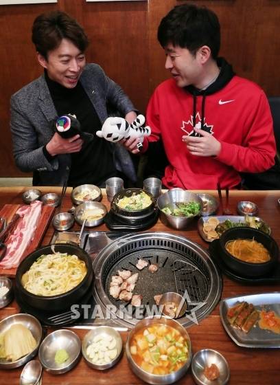 김나진 허일후 아나운서/ 사진=김창현 기자