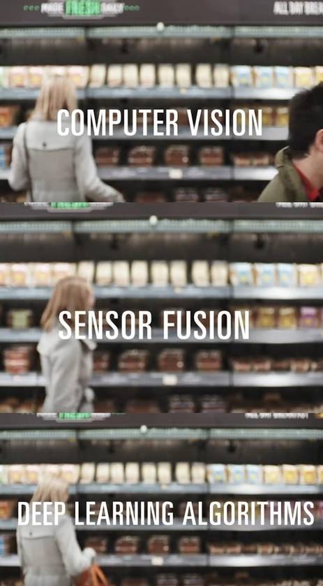 아마존의 무인상점 ’아마존 고’에는 센서 퓨전, 딥 러닝 등 아마존의 강력한 인공지능과 빅 데이터 기술이 녹아 있다./사진=아마존