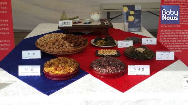 정월대보름 절식 상차림. ⓒ국립민속박물관