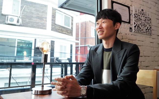 광진은 웹툰 작가 데뷔를 꿈꾸는 사람들에게 "블루오션을 노려라, 그리고 플랫폼 사업자의 관점을 갖추라"고 조언했다. / 양유창 기자