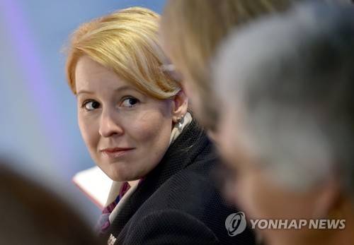독일 차기정부 여성부 장관 맡게 될 기파이 [AFP=연합뉴스]