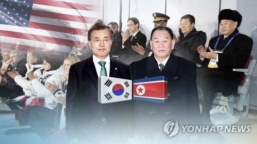 北김영철 "美와 대화의 문 열려"…전제조건 없어 (CG) [연합뉴스TV 제공]