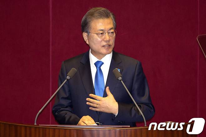 문재인 대통령. © News1 국회사진취재단