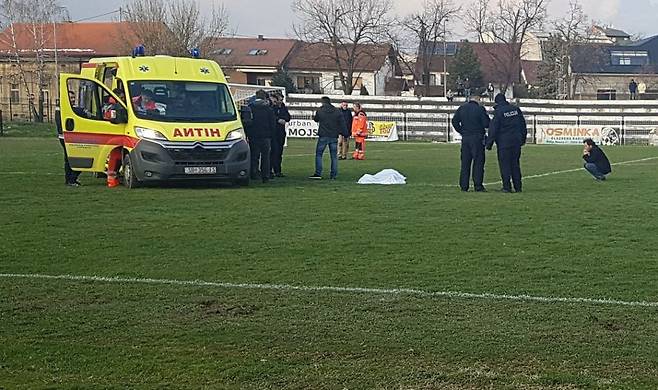 ▲ 크로아티아 3부리그 경기 도중 사망한 보반 사진=CMNS 트위터