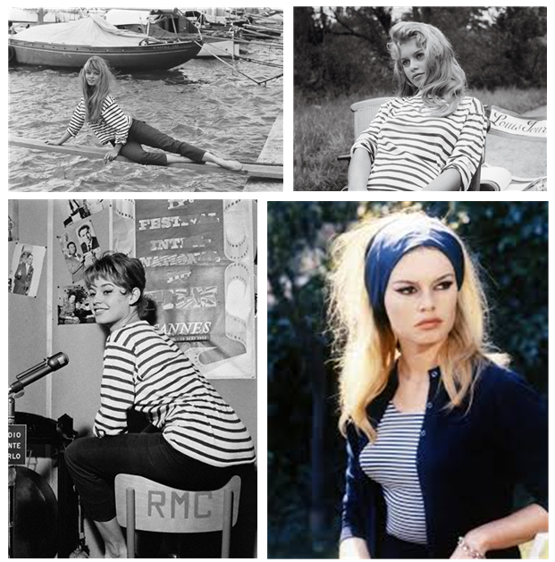 마리니에르를 입은 브리지트 바르도. /출처=핀터레스트