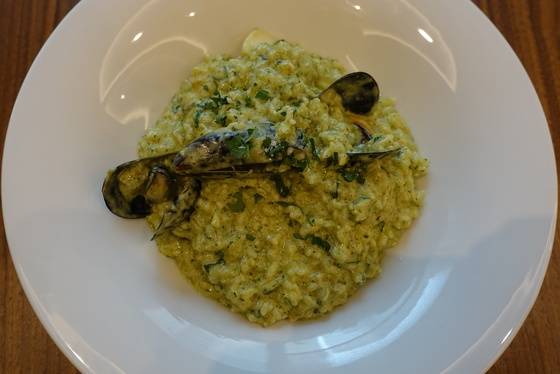 해산물 바질 크림 리소토(2만원)