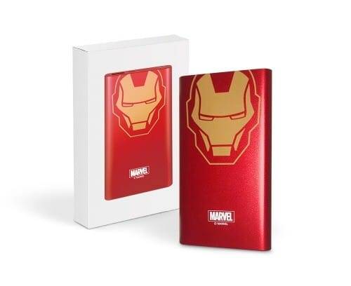 마블 아이언맨 보조배터리 / 사진 제공: ㈜팀넷코리아