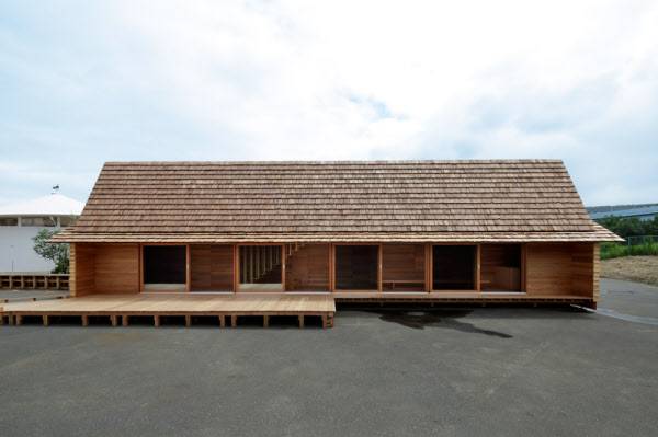 동네 마을회관을 개조한 민박집으로 개조한 '삼나무 하우스'. /서울디자인재단 제공