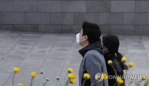 꽃샘추위에 '쌀쌀' [연합뉴스 자료사진]