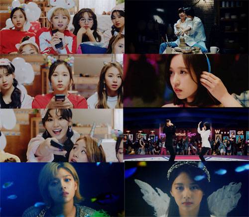 트와이스 사진=트와이스 ‘왓 이즈 러브?’ 뮤직비디오 화면 캡처