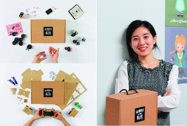 취미 큐레이션 서비스 하비인더박스.(왼쪽) 조유진 하비인더박스 대표.(오른쪽) [사진 제공=하비인더박스]