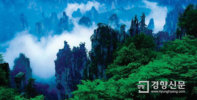 중국 장가계 전경