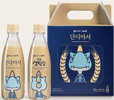 단디마셔 막걸리 /사진=NC 다이노스 홈페이지