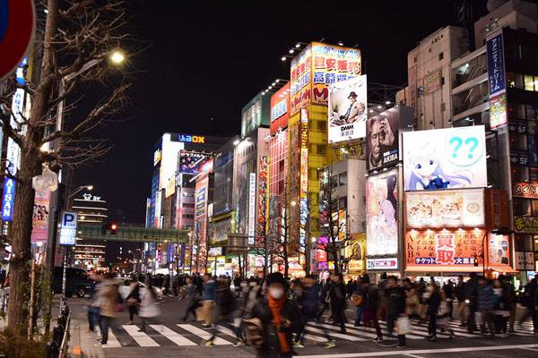 일본의 전자상권의 중심지 '아키하바라' 거리.  / 위키백과 제공