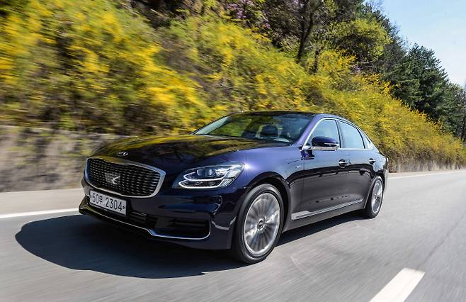 기아 더 K9 주행장면 /사진=기아차 제공