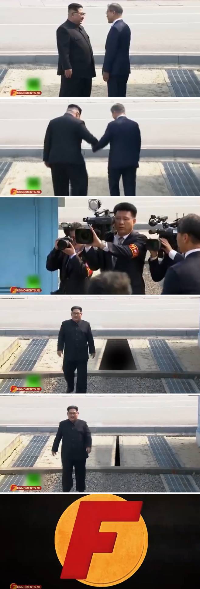 네덜란드 유머사이트로 추정되는 채널에서 유포되는 영상 장면들. [사진 Funmoments.nl 캡처]