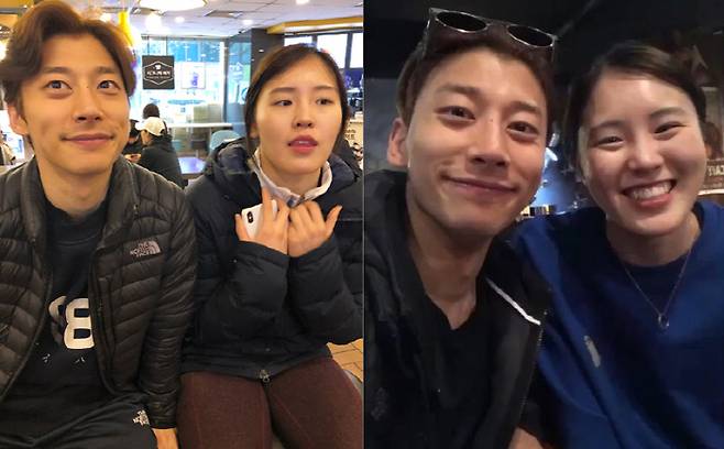 쇼트트랙 김아랑과 곽윤기의 일상 사진이 누리꾼 관심을 모으고 있다. 곽윤기 인스타그램