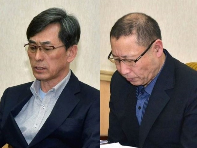 South Korean missionaries Kim Kuk-gi (left) and Choe Chun-gil (right) who are currently believed to be detained in North Korea on charges of espionage against the North. (Yonhap)