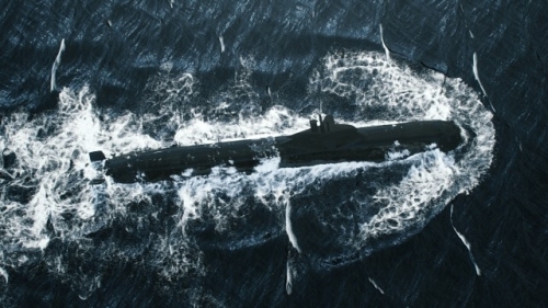 사브가 건조중인 A26 디젤잠수함이 수면 위로 부상해 항해하는 모습을 그린 상상도. 사브 제공