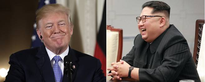 도널드 트럼프 미국 대통령과 김정은 북한 국무위원장. (사진=연합뉴스)