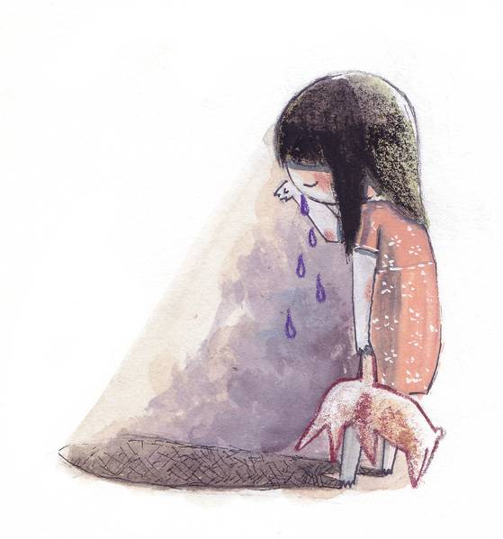 체벌을 받은 아이들은 공포감·두려움·수치심 같은 부정적 경험으로 자존감이 떨어지게 된다. [사진 굿네이버스 황윤지 작가 재능기부]