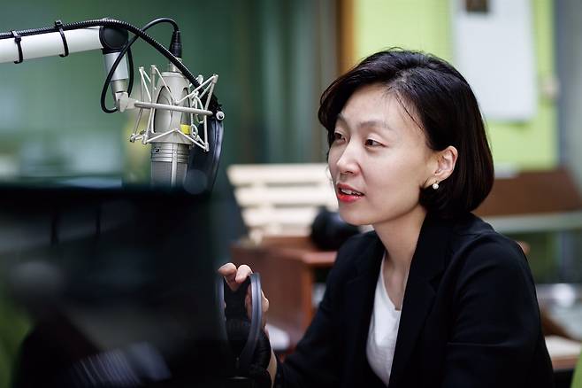 <김현정의 뉴스쇼>의 앵커 김현정 PD  ⓒ김현정 제공