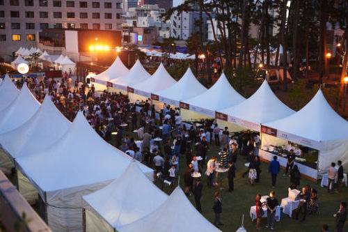 2017년 제주푸드앤와인페스티벌 현장