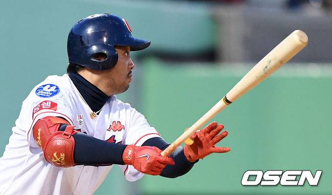 FA 미아 위기를 극복하고 맹활약 중인 채태인(사진=OSEN)