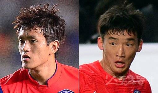 축구대표팀 홍철-김민우(오른쪽). 스포츠동아DB